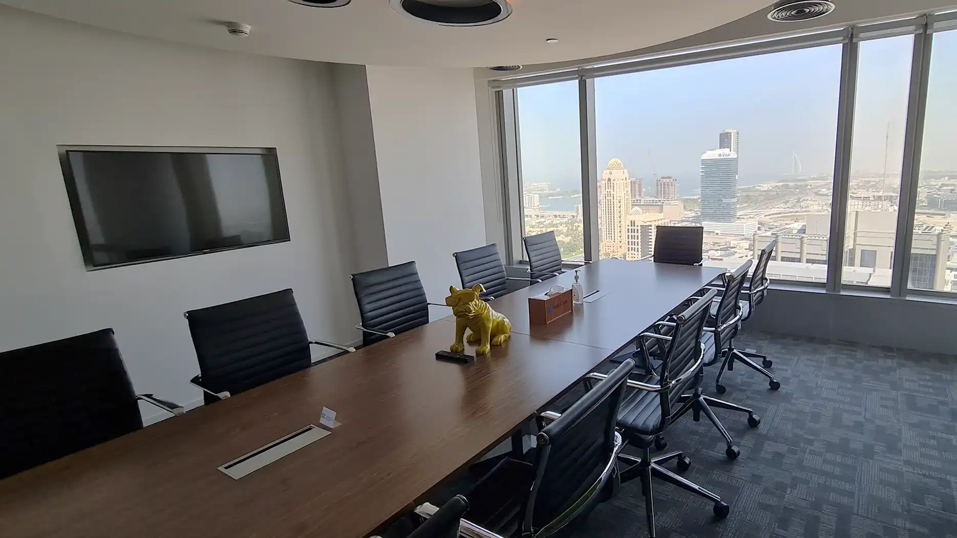 TRISON office in Dubai, United Arab Emirates, supporting audiovisual and digital projects.