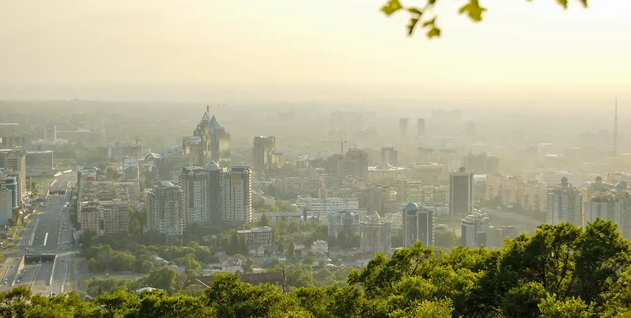 TRISON office in Almaty, Kazakhstan, supporting audiovisual and digital projects.