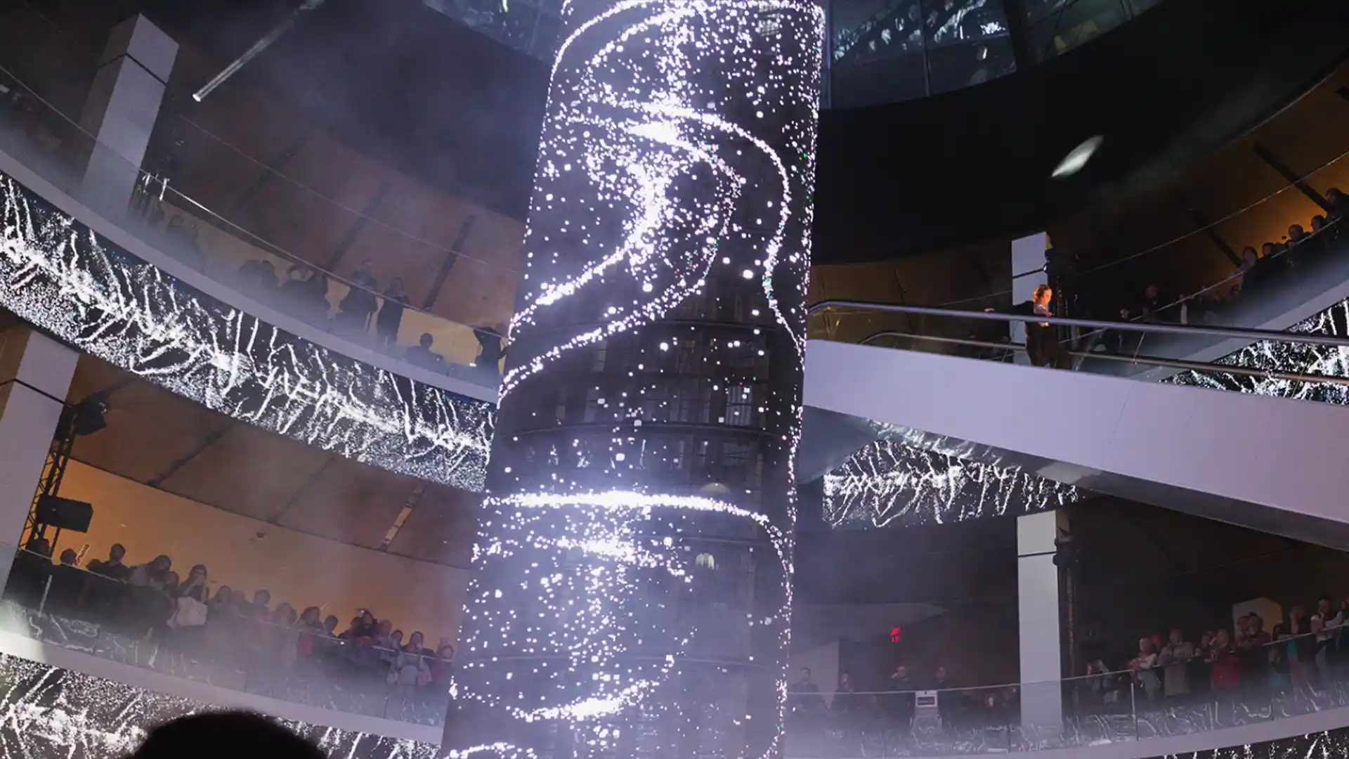 Immersive digital architecture and audiovisual installation in Diagonal Mar shopping centre, Barcelona.