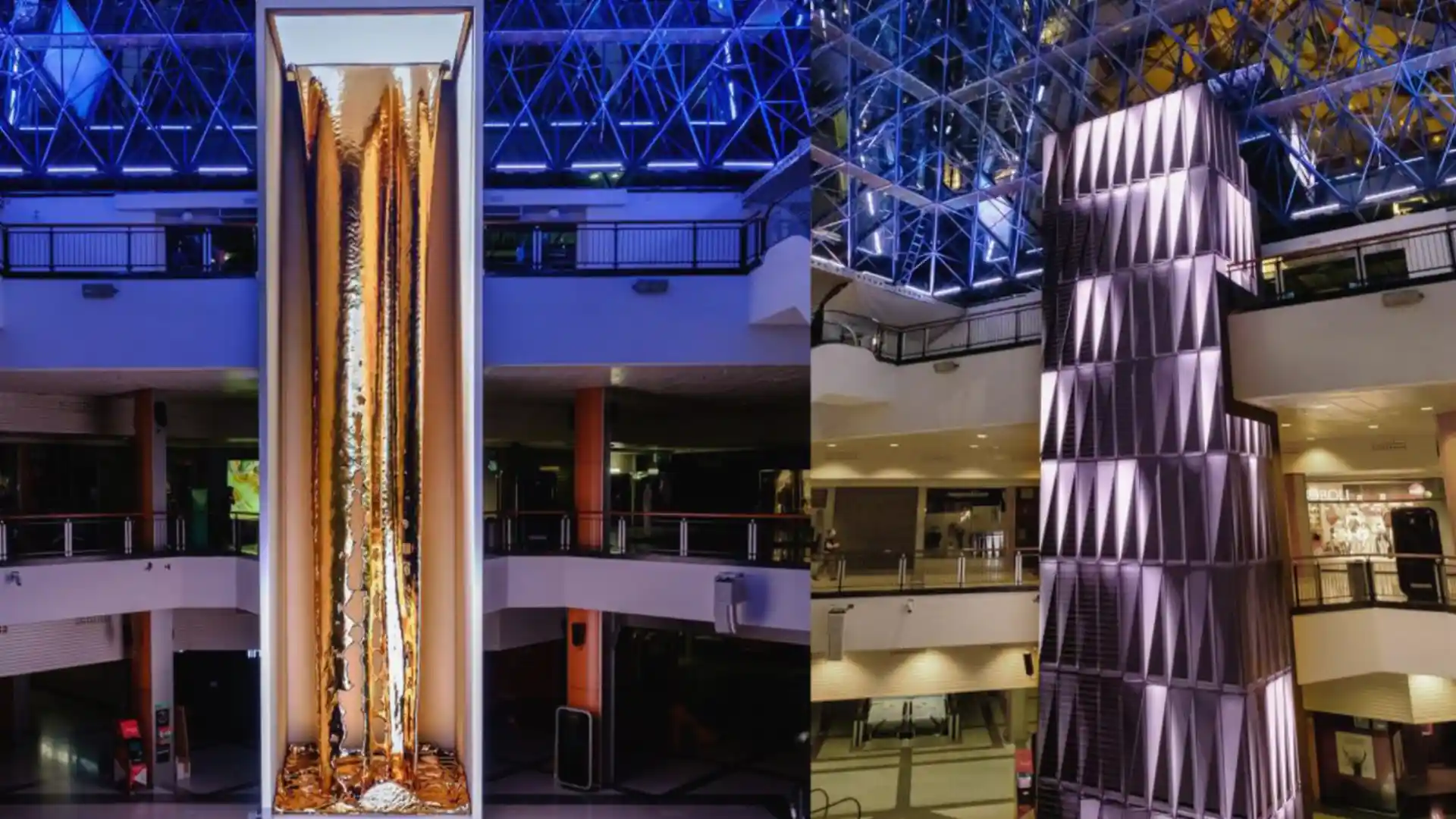 Central square of Max Center prior to the installation of immersive digital experiences