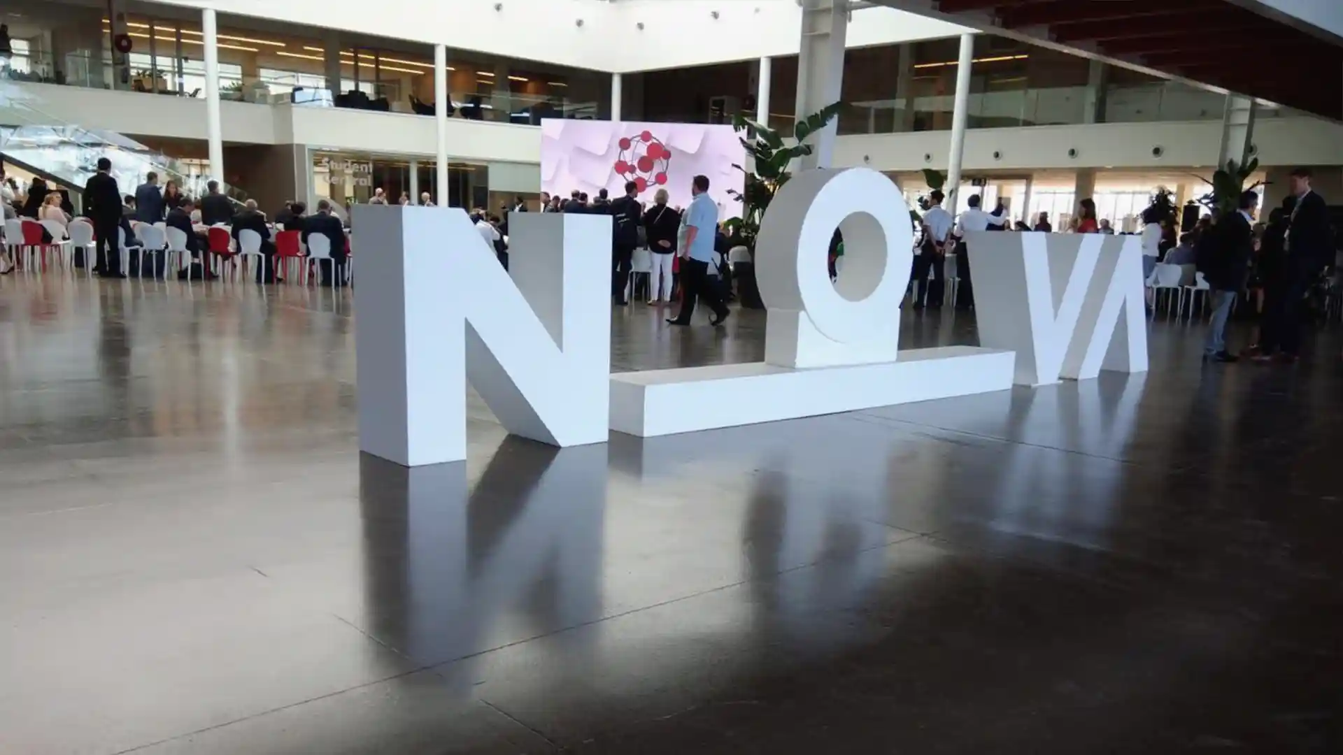 Integrated audiovisual solutions across Nova SBE campus supporting academic communication and events.