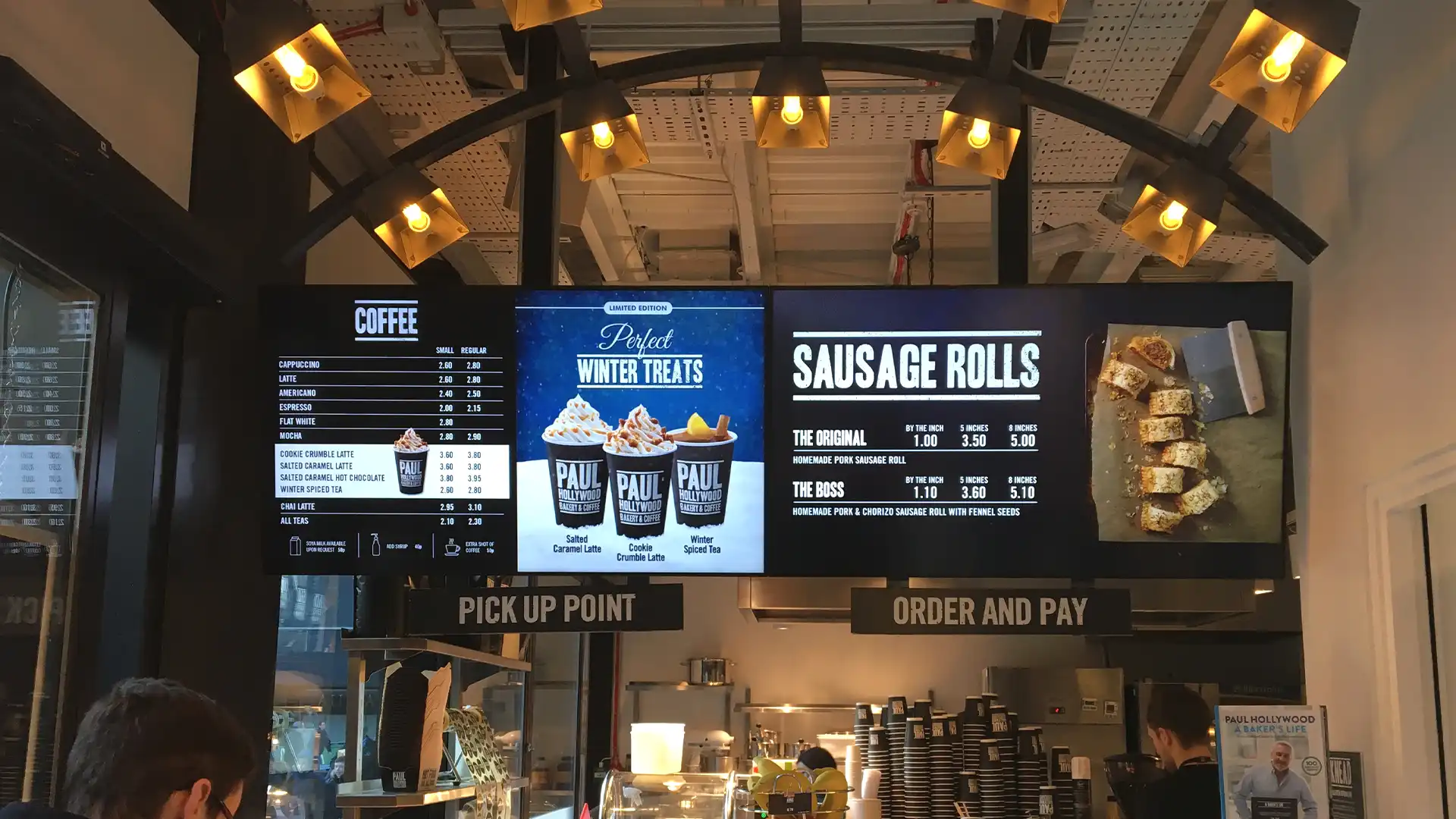 Detail of the 31 m LED banner at The Mezz Dublin Airport displaying dynamic content created and managed by TRISON UK.